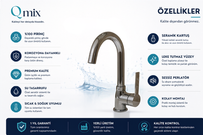 LÜX DELTA LAVABO BATARYASI